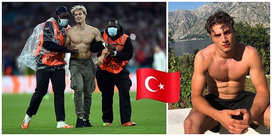 Her Yerdeyiz: EURO 2020 Final Maçında Sahaya Giren Gizemli Taraftar Sosyal Medyanın Gündemine Oturdu