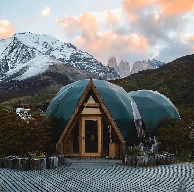 2. Ecocamp Patagonia - Şili
