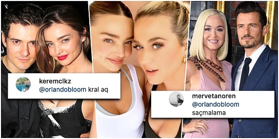Orlando Bloom, Nişanlısı Katy Perry ile Eski Eşi Miranda Kerr'in Paylaşımına Olay Bir Yorum Yaptı!