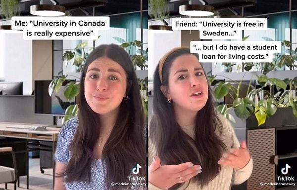 "Kanada'nın aksine İsveç'te üniversiteler harç istemiyor!"
