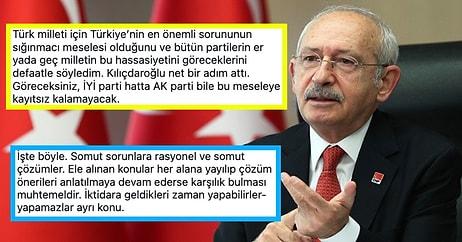 Kemal Kılıçdaroğlu'nun 'Suriyeli Misafirlerimizi Memleketlerine Uğurlayacağız' Sözleri İnsanları İkiye Böldü!