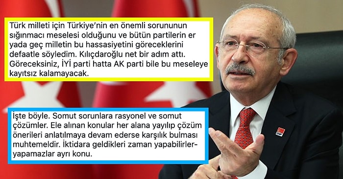 Kemal Kılıçdaroğlu'nun 'Suriyeli Misafirlerimizi Memleketlerine Uğurlayacağız' Sözleri İnsanları İkiye Böldü!