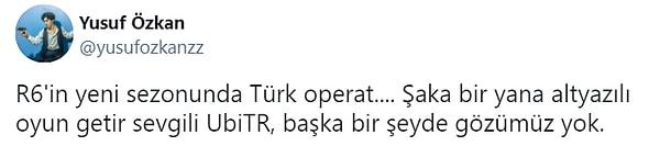 14. Diyelim Türk operatör göremedik ama Far Cry 6'yı Türkçe gördük, o da olumlu.