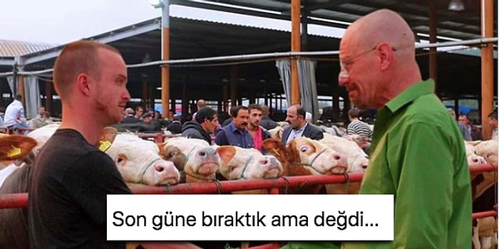 Kurban Bayramı'nı 'Enişten' Dilekleriyle Kutlarken Bir Yandan da Goygoyuyla Güldüren Kişiler