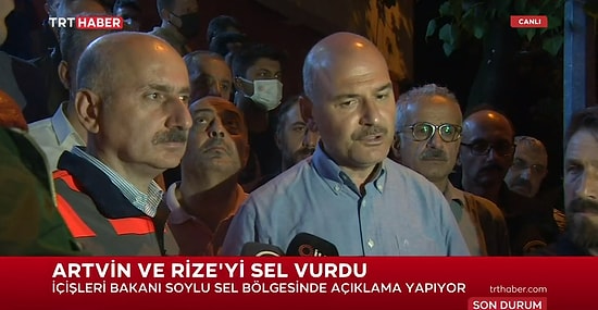 Bakan Soylu: 'Murgul'da 1 Vatandaşımız Kayboldu'