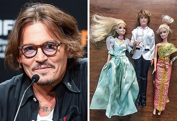 1. Johnny Depp: Barbie bebek koleksiyonu