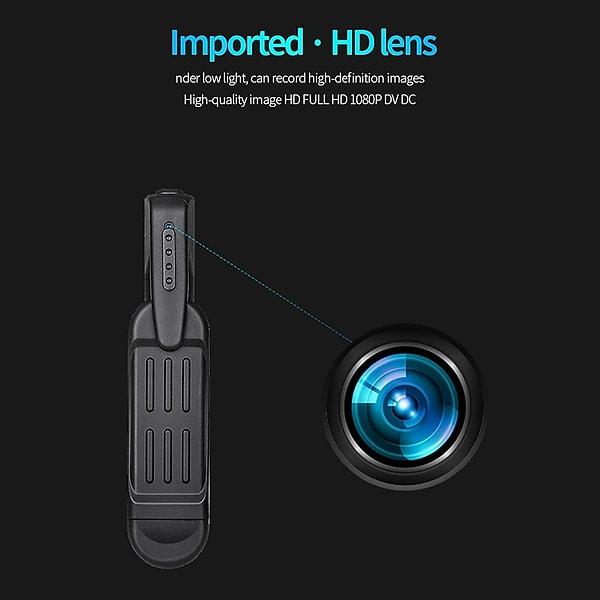 7. Mini ve taşınabilir casus kamerayı sadece görüntü için değil, konuşmaları kaydetmek için de kullanabilirsiniz.