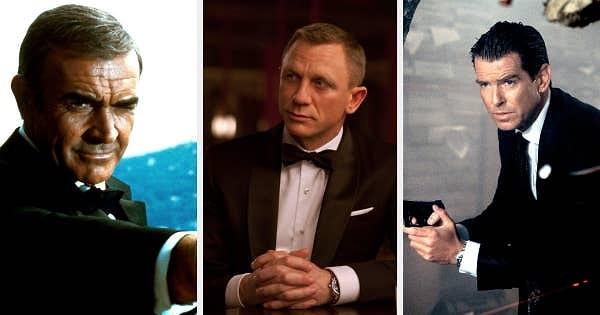 13. Sean Connery, Daniel Craig, and Pierce Brosnan anlaşılan James Bond karakterini oynamaktan çok keyif alamamışlar.