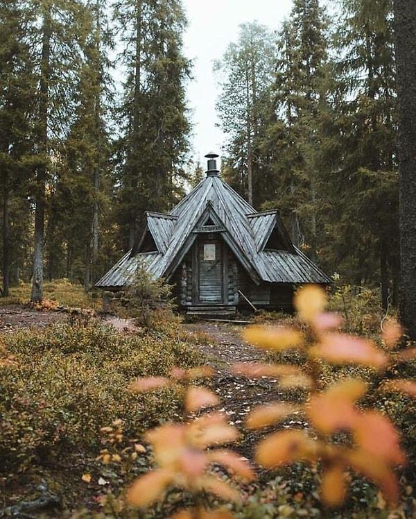 36. Finlandiya'daki bu kabin.