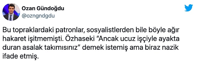 AKP'li Özhaseki'ye gelen tepkilerden bazıları şöyle 👇