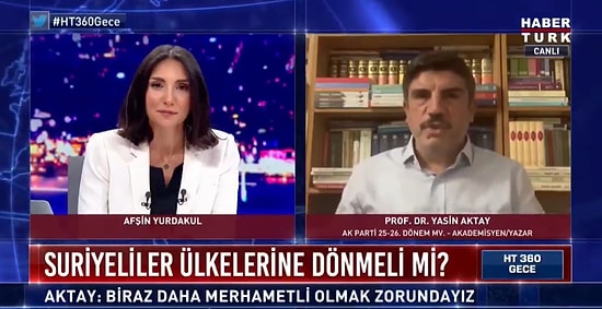 Ak Partili Yasin Aktay: 'Aç Olan Açım Diye Bağırmaz, Açım Diyen Bu İşin Sömürüsünü Yapanlardır'
