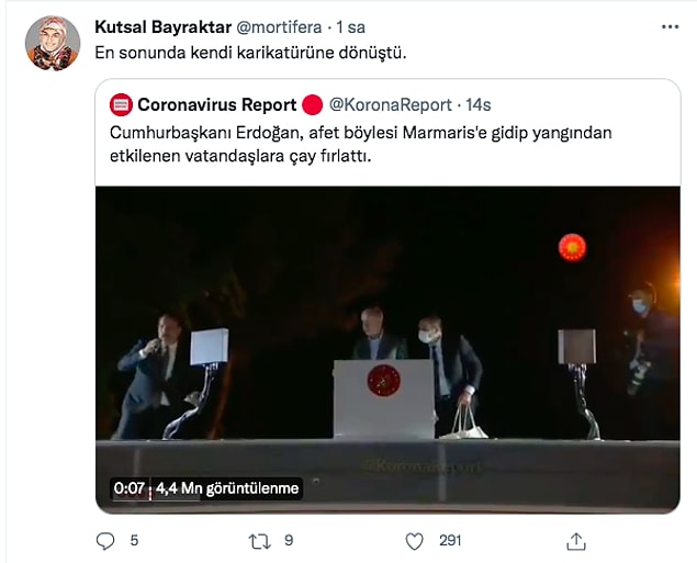 İlk ‘’çay fırlatıyor’’ tweetini görünce şahsen inanmadım. Videoyu görünce de mizahşör şakası sandım. Ama gerçekti.