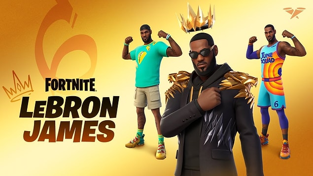 Fortnite, en son LeBron James ile anlaşmıştı.