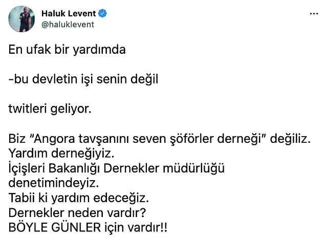 Kendisine ‘bu devletin işi senin değil’ diyenler de yok değil ancak AHBAP bir dernek ve belki de yangının başlangıcından beri en büyük mücadeleden birini onlar veriyor!