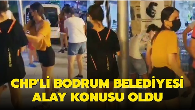 Onlara göre yardım aracından indirilen ürünlerin çok sayıda kişi tarafından taşınması sosyal medyada alay konusu olmuş.