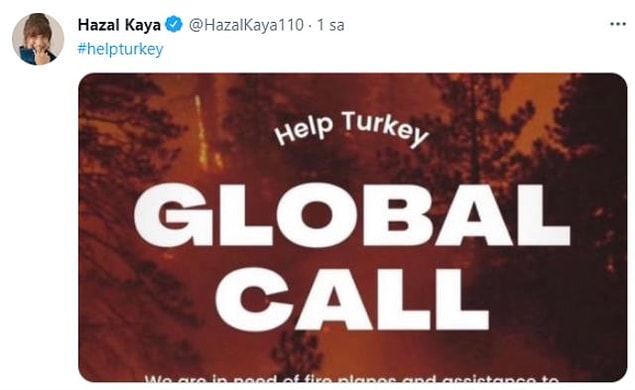 Bu yardım çağrısına ünlüler de katıldı ve onlar da paylaşım yaptılar.