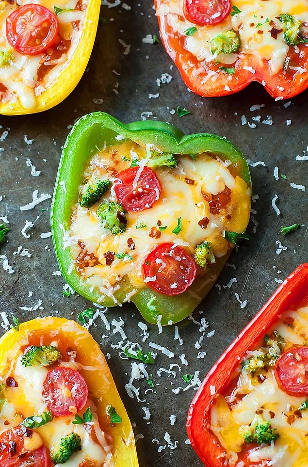 2. Dolmalık Biber Çanağında Pizza Tarifi: