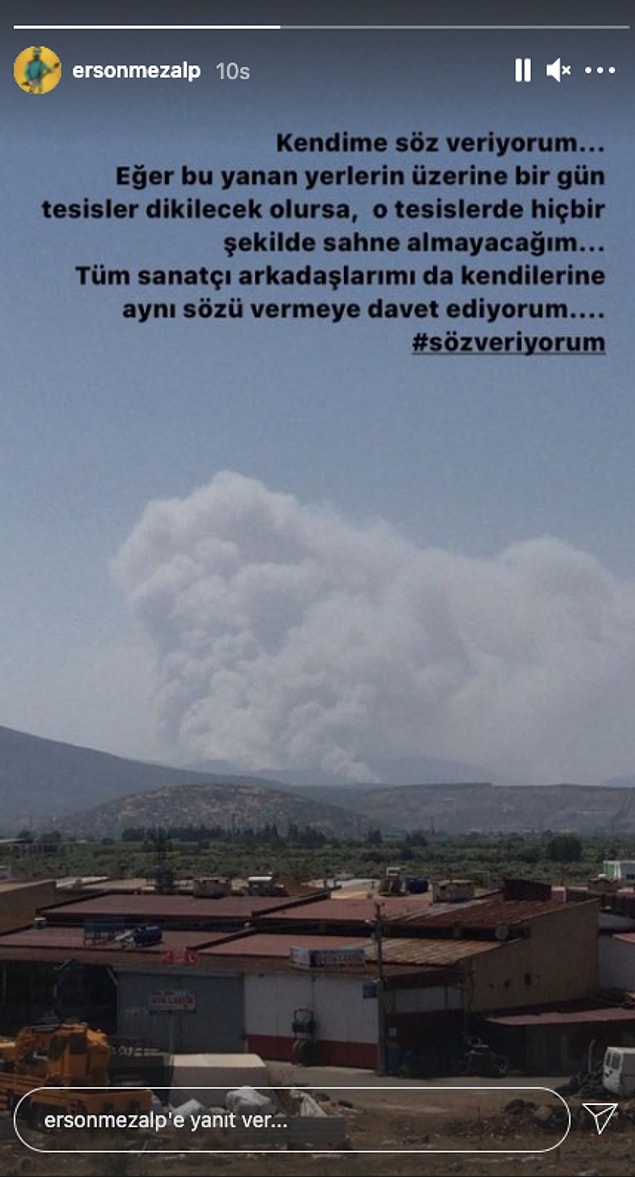 Son olarak bas gitarist Alp Ersönmez kendisine söz vererek, bu bölgelere yapılacak herhangi bir tesiste sahne almayacağını duyurdu.