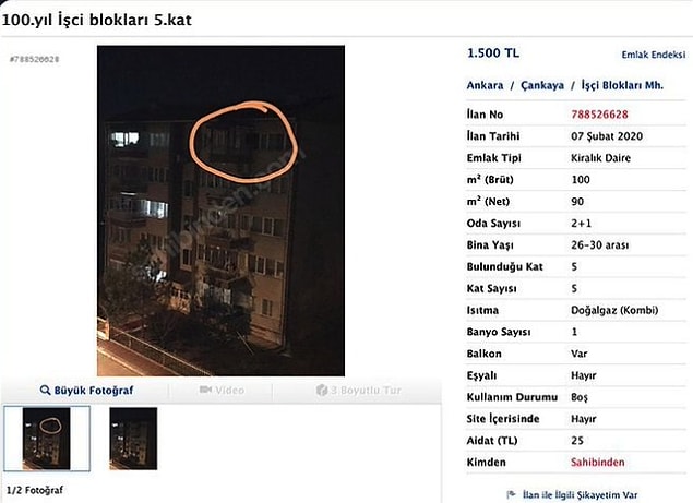 7. Komşusuna sinirlenip ilana ev mi koydu ne yaptı acaba?