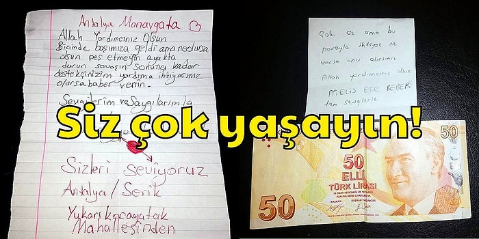 Acılarını Paylaşan Koca Yürekli Çocukların Manavgat Belediyesi'ne Gönderdiği Mektuplar Gözlerinizi Yaşartacak!