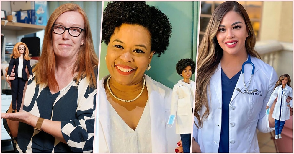 Bir Oyuncak Firması Altı Kadının Pandemi Dönemindeki Gayretleri İçin Onlara Benzeyen Barbie Bebekler Üretti!