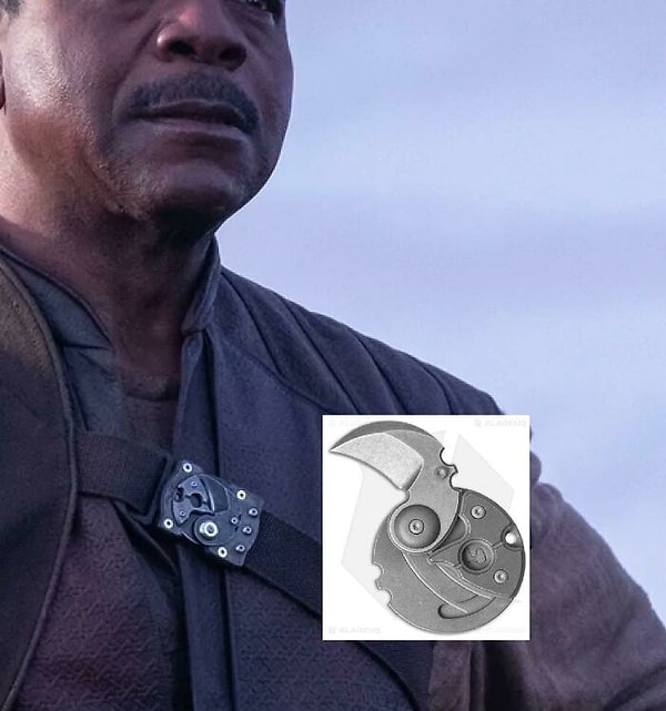 10. Пряжка - дешевый складной нож