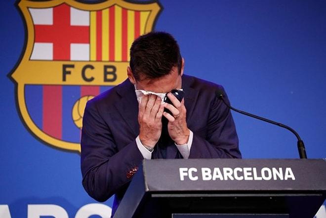 Lionel Messi, Barcelona'ya Gözyaşlarıyla Veda Etti