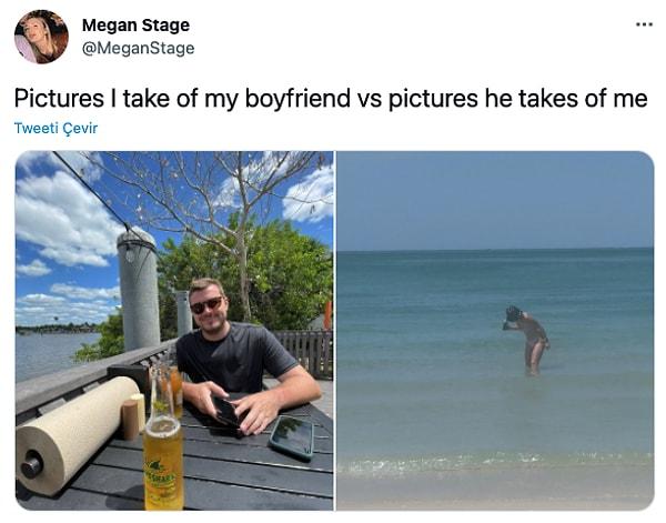 5. "Erkek arkadaşım için çektiğim fotoğraflar vs onun benim için çektikleri"