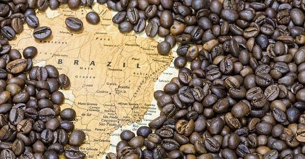 3. Dünya kahve üretiminin 3’te 1’ini Brezilya karşılıyor.