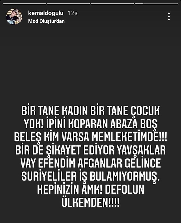 Gelen mültecilerin arasında kadın ya da çocuk olmamasını da eleştirdi.