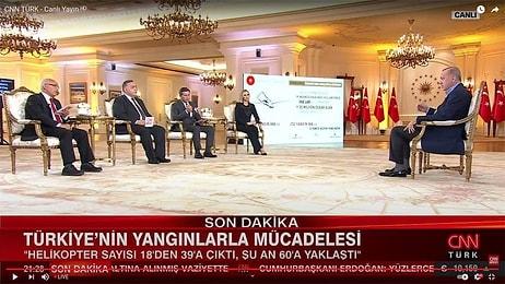 Cumhurbaşkanı Erdoğan Canlı Yayında 'Sorulara' Cevap Verirken Prompter Kullandı...