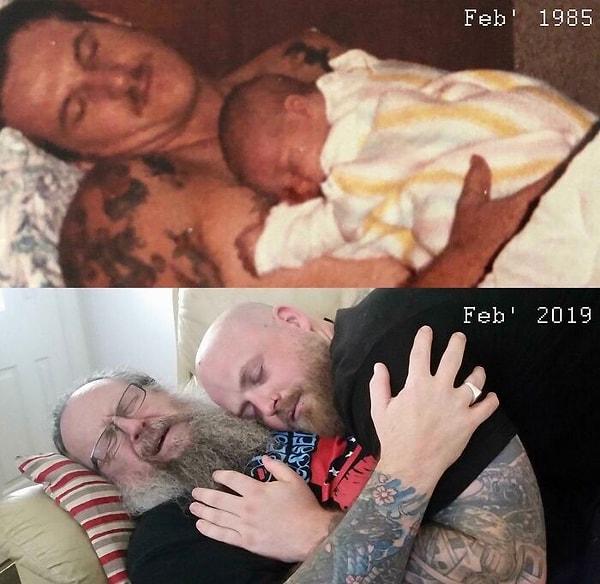 5. 34 yıl sonra baba ve oğul 😀