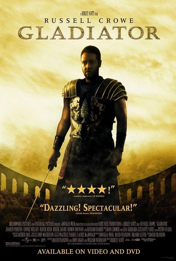 7. Gladiator (2000) - IMDb: 8.5
