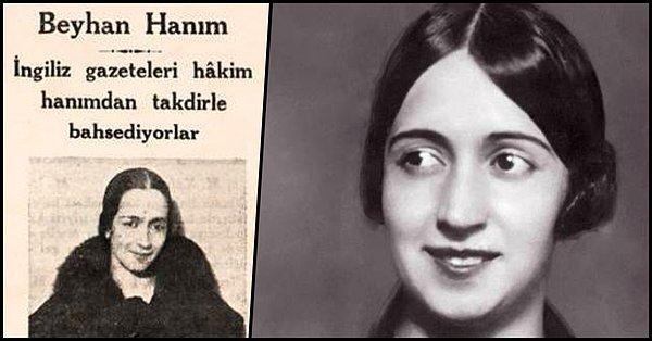 29 Temmuz 1941'de görevinden istifa edip 28 Mayıs 1942'de Ankara Barosu'na kaydolan Fatma Beyhan Hanım...