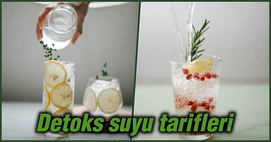 Hızlı ve Sağlıklı Kilo Vermenizi Sağlayacak 13 Detoks Suyu Tarifi