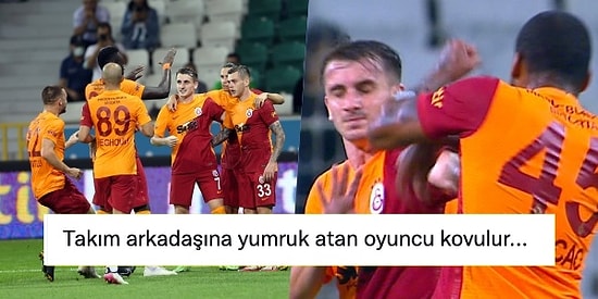 Marcao'nun Takım Arkadaşı Kerem'e Saldırarak Maçın Önüne Geçtiği Mücadelede Cimbom, Giresun'dan 3 Puanı Aldı