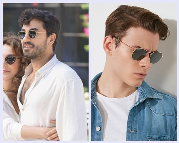 11. Yakışıklı Ferit Sancakzade'mizin gözlüğü tabii ki de Ray-Ban!