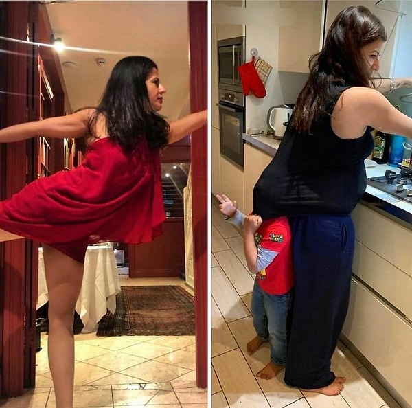 4. До того как появились дети: "Хочу танцевать". После того как появились дети: "Ну не так же"