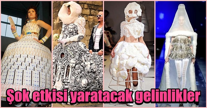 Kaynananız Bunu Beğenmedi! Moda Sektörünün Geldiği Noktayı Sorgulatacak Cinsten Gelinlik Tasarımları