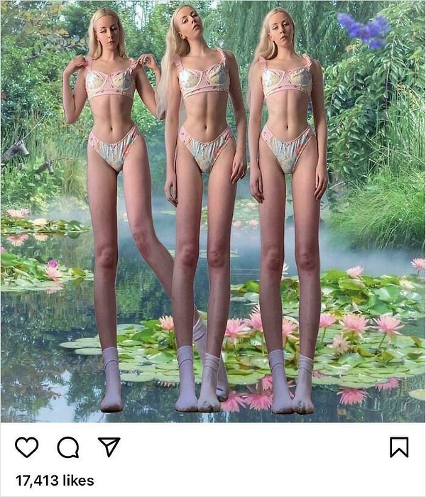 8. Она может коснуться неба этими ногами