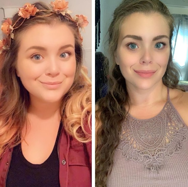4. "Yetişkinlik hayatımda ilk defa vücut kitle indeksinde 'normal' kategorisinde yer alıyorum! Bir kutlama selfie'si paylaşıyorum!"