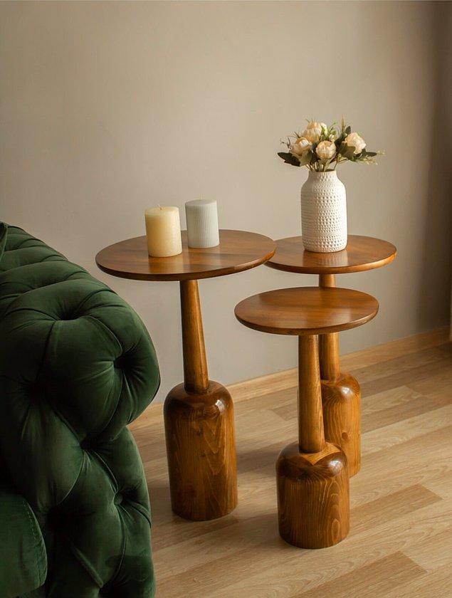 10. Son yılların en sevilen mobilyası: mantar sehpa 🍄
