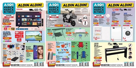 2 Eylül 2021 A101 Aldın Aldın Kataloğu