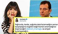Gazeteci Aslı Şafak İstanbul'da Yaşanan Taksi Çilesinin Nedeni Olarak Ekrem İmamoğlu'nu Gösterdi!