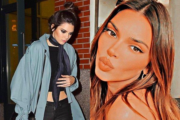 7. Bir dönem kardeşi gibi koyu renklere ve salaş giyime ilgisi olan Kendall Jenner da zamanla daha feminen bir stile geçiş yaptı.
