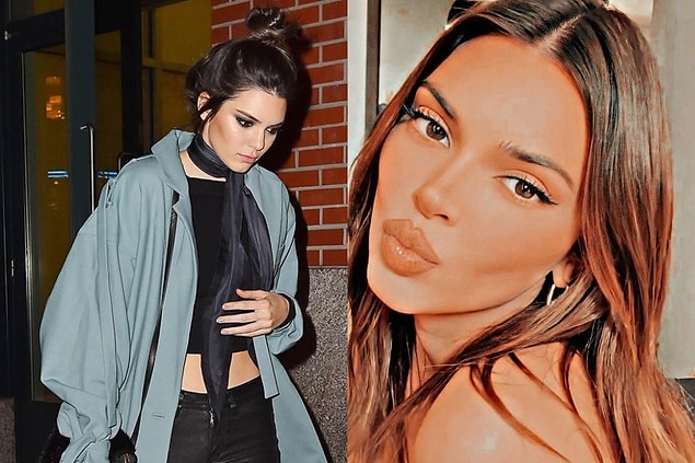 7. Bir dönem kardeşi gibi koyu renklere ve salaş giyime ilgisi olan Kendall Jenner da zamanla daha feminen bir stile geçiş yaptı.