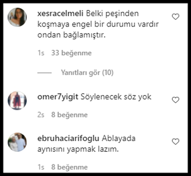 O görüntülere gelen yorumlar: 👇