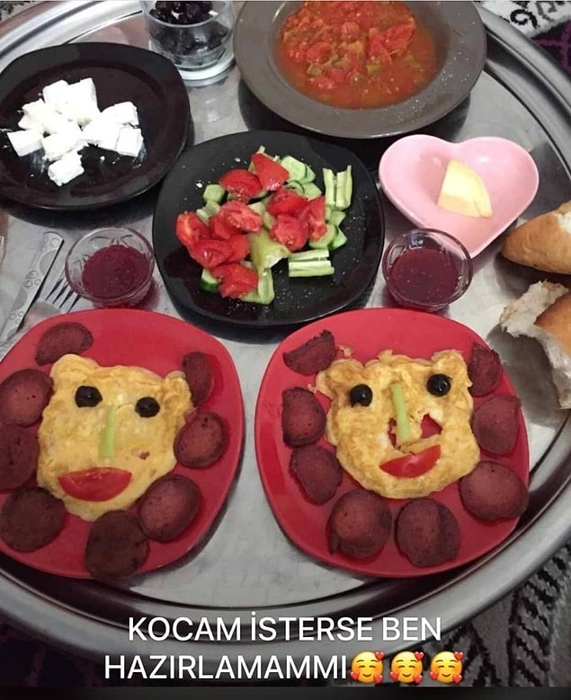 3. Kreşteki ilk aşkımla kahvaltı yaparken ben!