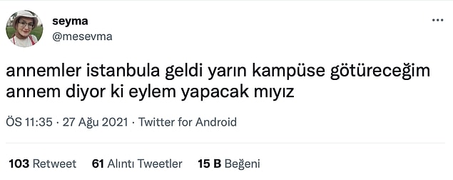 15. Daha ilk günden. :)