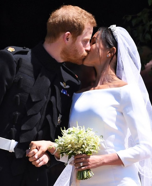 5. Meghan Markle'ın gelin buketi